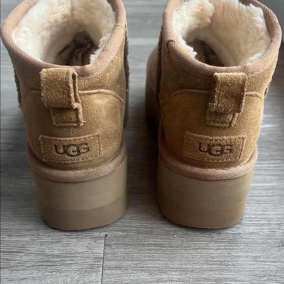 UGG Classic Ultra Mini Platform Boots – Chestnut – Women’s Size 7 - Picture 7 of 9